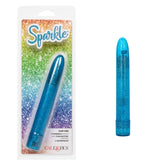Sparkle Slim Vibe Blue Waterproof Slim Massager with 3 Speeds and Glitter Finish BULLETS